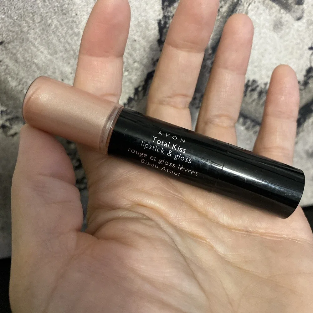 Avon Total Kiss‎ Lipstick & Gloss Duo Pouty Pink New